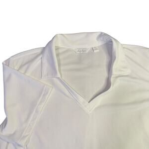 Lady Hagen Women's Golf Polo Short Sleeve V-Neck Shirt Sz XL EUC